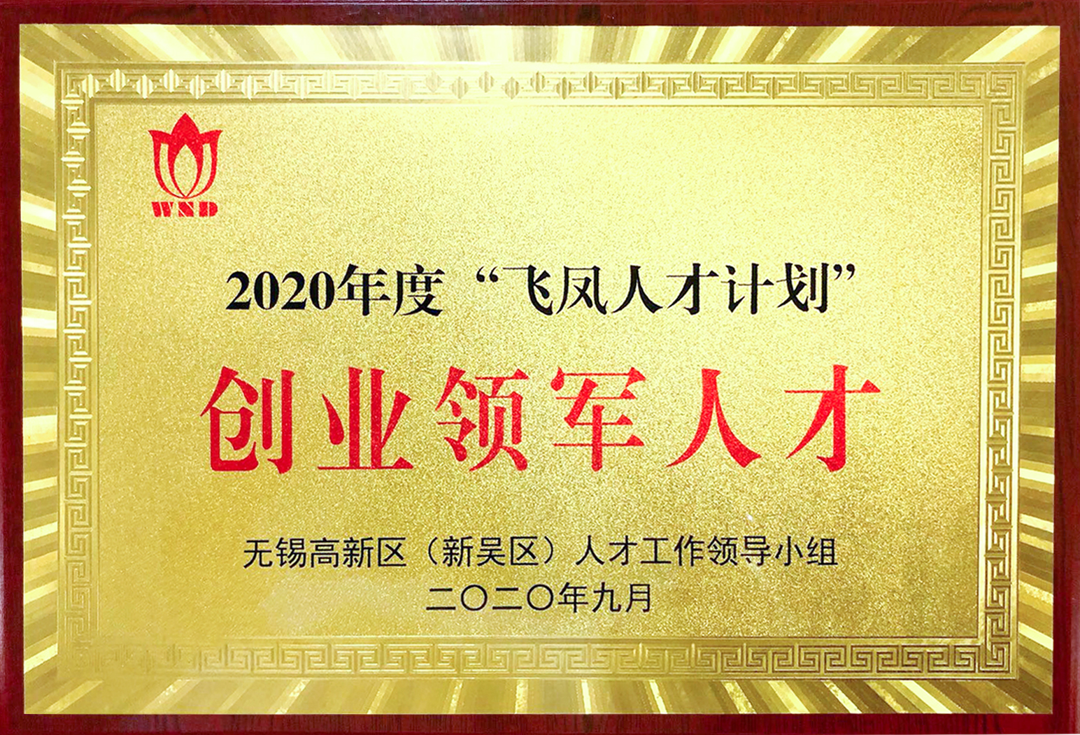 無(wú)錫芯享獲得2020年度飛鳳人才計(jì)劃-創(chuàng)業(yè)領(lǐng)軍人才